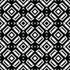 Black and white texture. Abstract seamless geometric pattern.
