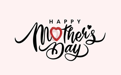 Happy Mother's Day typography vector design for greeting cards and poster