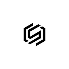 Letter S logo design template