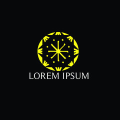 Logo template jewelry, diamond, golden, fashion, luxury, stylish, crystal, brand, branding, company, corporate, identity, logotype. Clean, modern and elegant style design