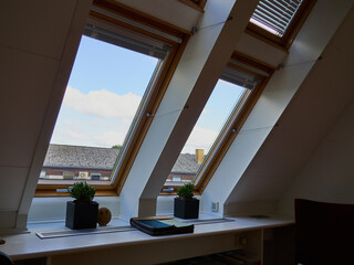 Modern design wooden skylight windows