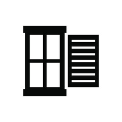 Window icon vector graphic illustration