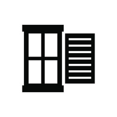 Window icon vector graphic illustration