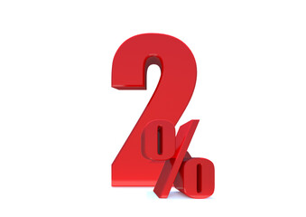 2 Percent off 3d Sign on White Background, Special Offer 2% Discount Tag, Sale Up to 2 Percent Off,big offer, Sale, Special Offer Label, Sticker, Tag, Banner, Advertising, offer Icon