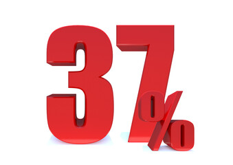 37 Percent off 3d Sign on White Background, Special Offer 37% Discount Tag, Sale Up to 37 Percent Off,big offer, Sale, Special Offer Label, Sticker, Tag, Banner, Advertising, offer Icon