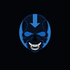 Skull avatar vector