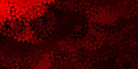 Dark red vector pattern with polygonal shapes.