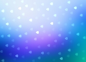 Fantasy blue sky gradient with bokeh twinkles abstract pattern.
