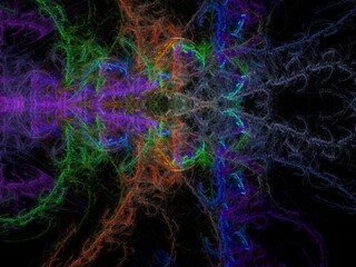 Imaginatory fractal background Image