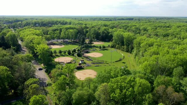 Orbit Shot of Jason Monroe Memorial Park in New Jersey.