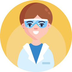 Education, school, science and knowledge icon, illustration in flat style – stock vector