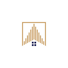 simple and elegant real estate company logo