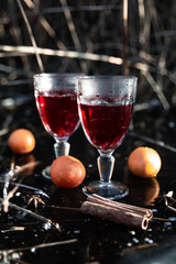glass of wine 