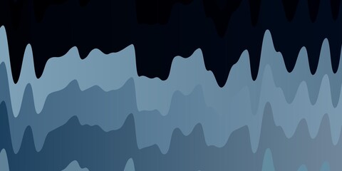 Dark BLUE vector pattern with curves.