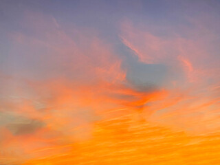 Sunset Sky Background