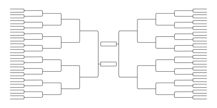 Premium Vector  8 team tournament bracket championship template