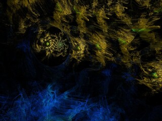 Imaginatory fractal background Image