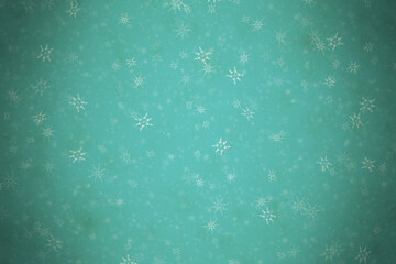 snowflakes on old paper texture