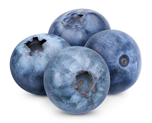 Blueberry isolated on white background