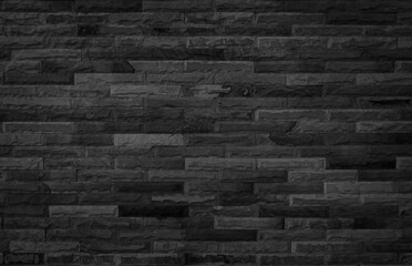 Abstract dark brick wall texture background pattern, Empty brick wall  surface texture. Brickwork...