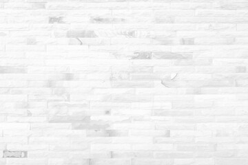 White grunge brick wall texture background for stone tile block painted in grey light color...