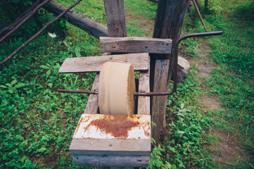 Old tools used in villages.