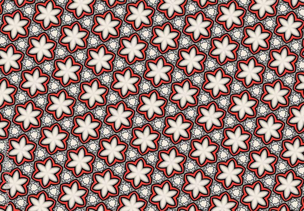 Poster pattern design made with the help of graphics.