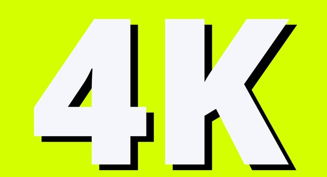 4K resolution Banner, ads promotion 4k Banner for web and mobile