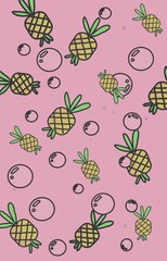 Pineapple in pink