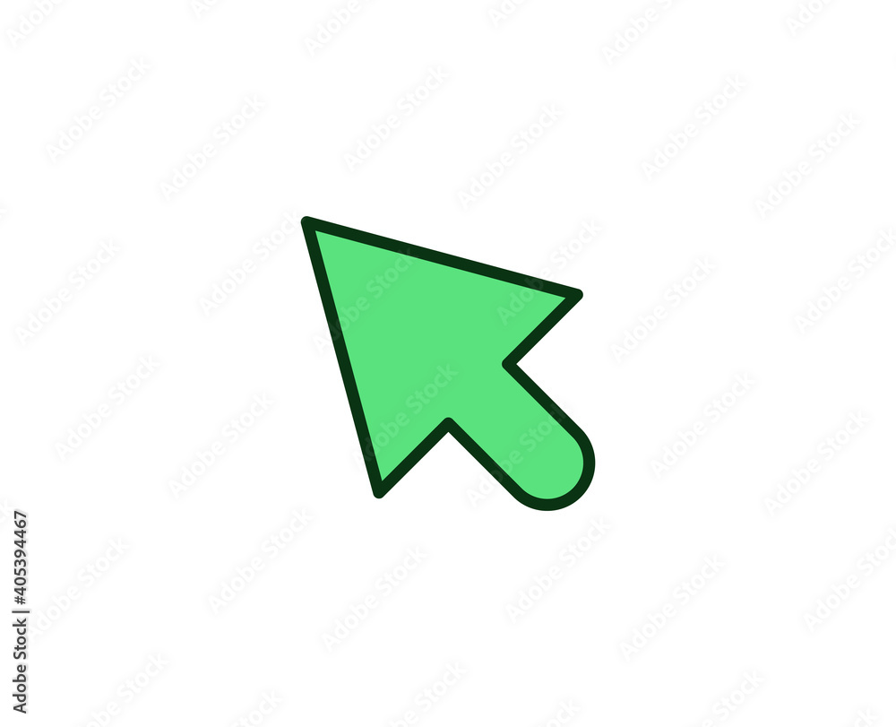 Poster cursor premium line icon. simple high quality pictogram. modern outline style icons. stroke vector i