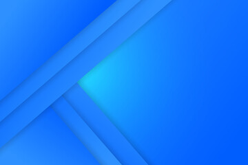 Abstract blue background for use in design. Geometric shapes of triangles on a blue background.