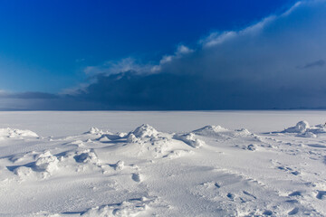 Fototapeta na wymiar Haukadalsvegur Island Winter