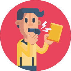 minimal soccer colour icon