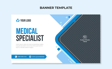 Medical specialist web banner template