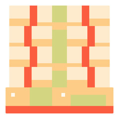Condominium icon for web element , webpage, application, card, printing, social media, posts etc.