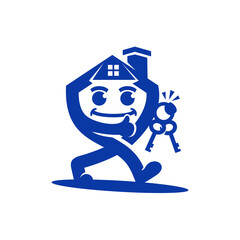 Real Estate Professional Mascot Logo