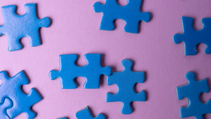 blue puzzles, textures and background