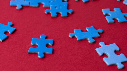 blue puzzles, textures and background