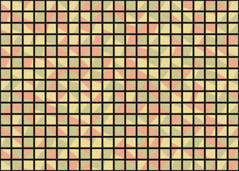 Abstract Geometric Pattern generative computational art illustration