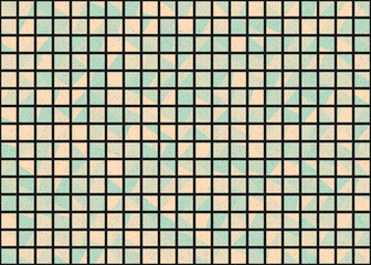Abstract Geometric Pattern generative computational art illustration