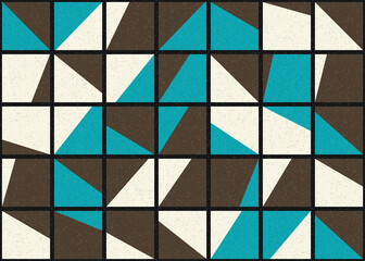 Abstract Geometric Pattern generative computational art illustration