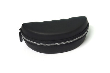 Sunglass case in a white background