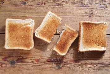 Grilled toasted bread