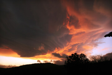 Ciel en feu