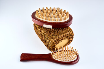 SPA accessories isolated on a white background