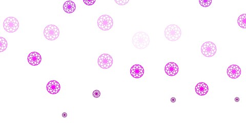 Light Purple, Pink vector backdrop with dots.