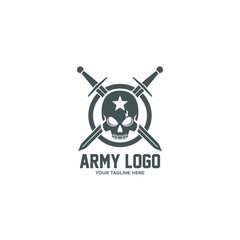 Army Skull E Sport Logo 