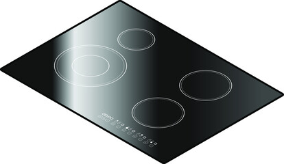 A bench top induction cooktop/stove.