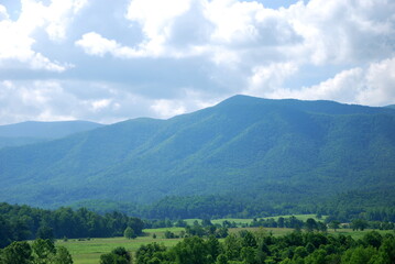 Fototapeta na wymiar Panorama Landschaft im Great Smoky Mountains National Park, Tennessee
