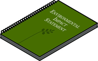 A spiral bound environmental impact statement report.